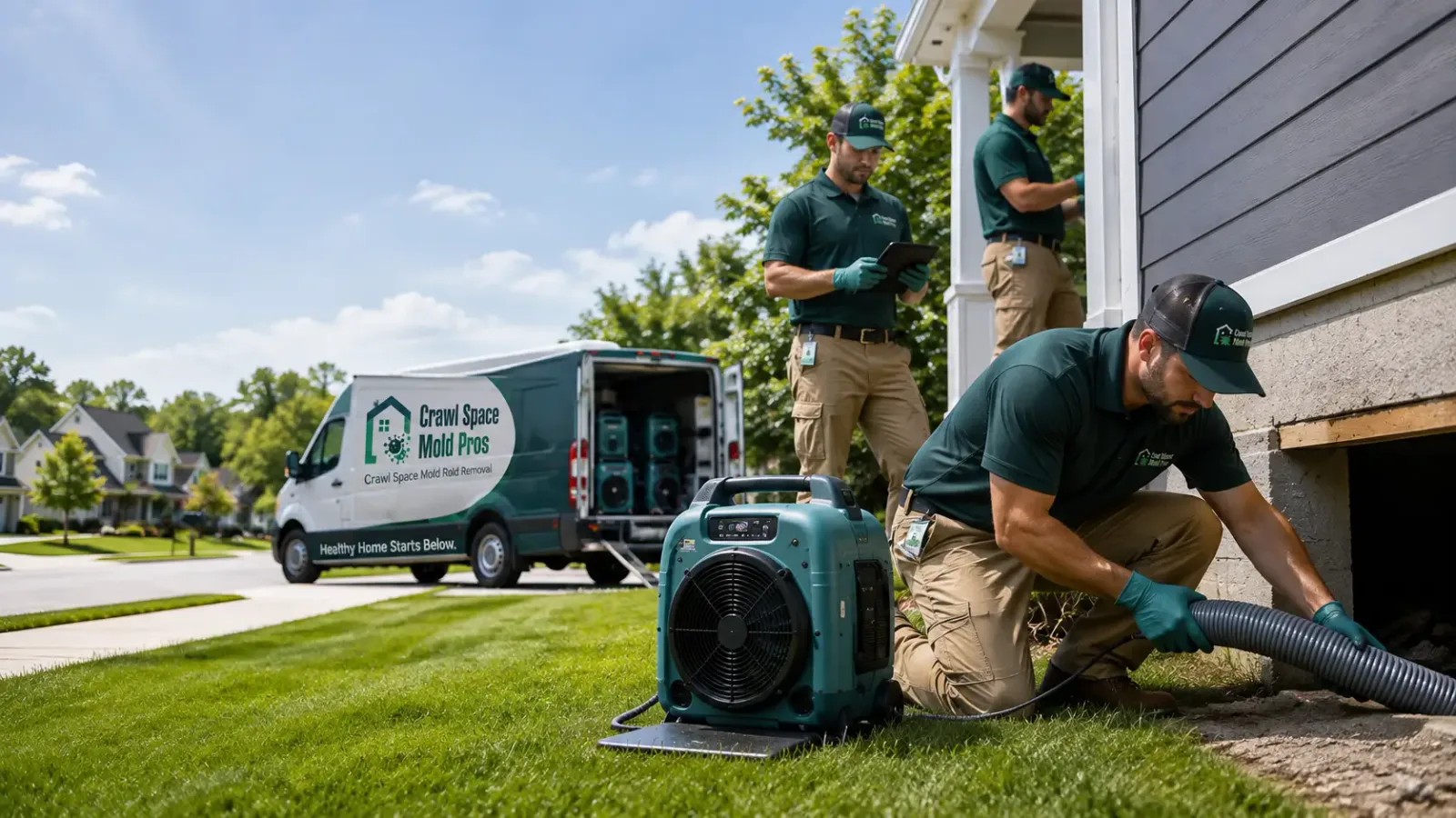 Crawl Space Mold Removal in Sorento, IL